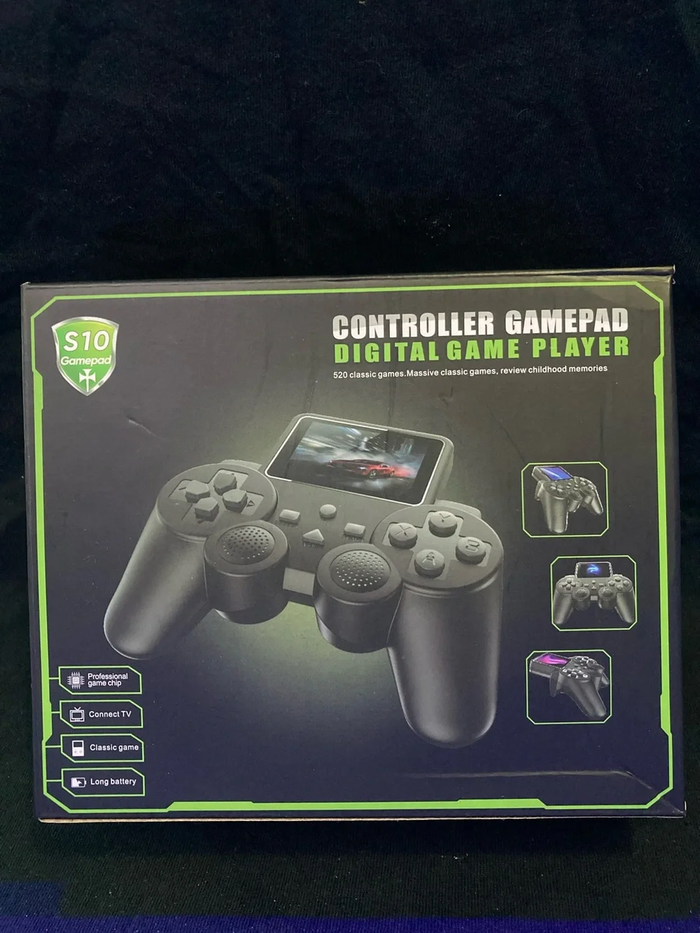 S10 Gamepad Controller Gamepad Digital Game Player - Black